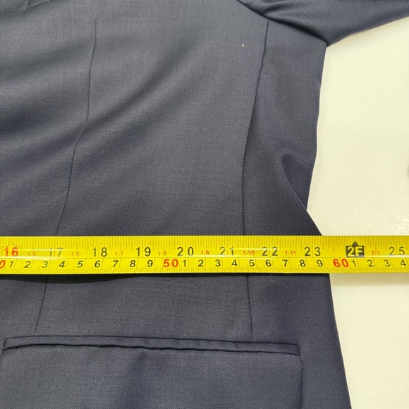 Ralph Lauren Men's 44R Navy Blue Gold Buttons Wool Blazer Sport Coat Suit Jacket - Picture 7 of 11